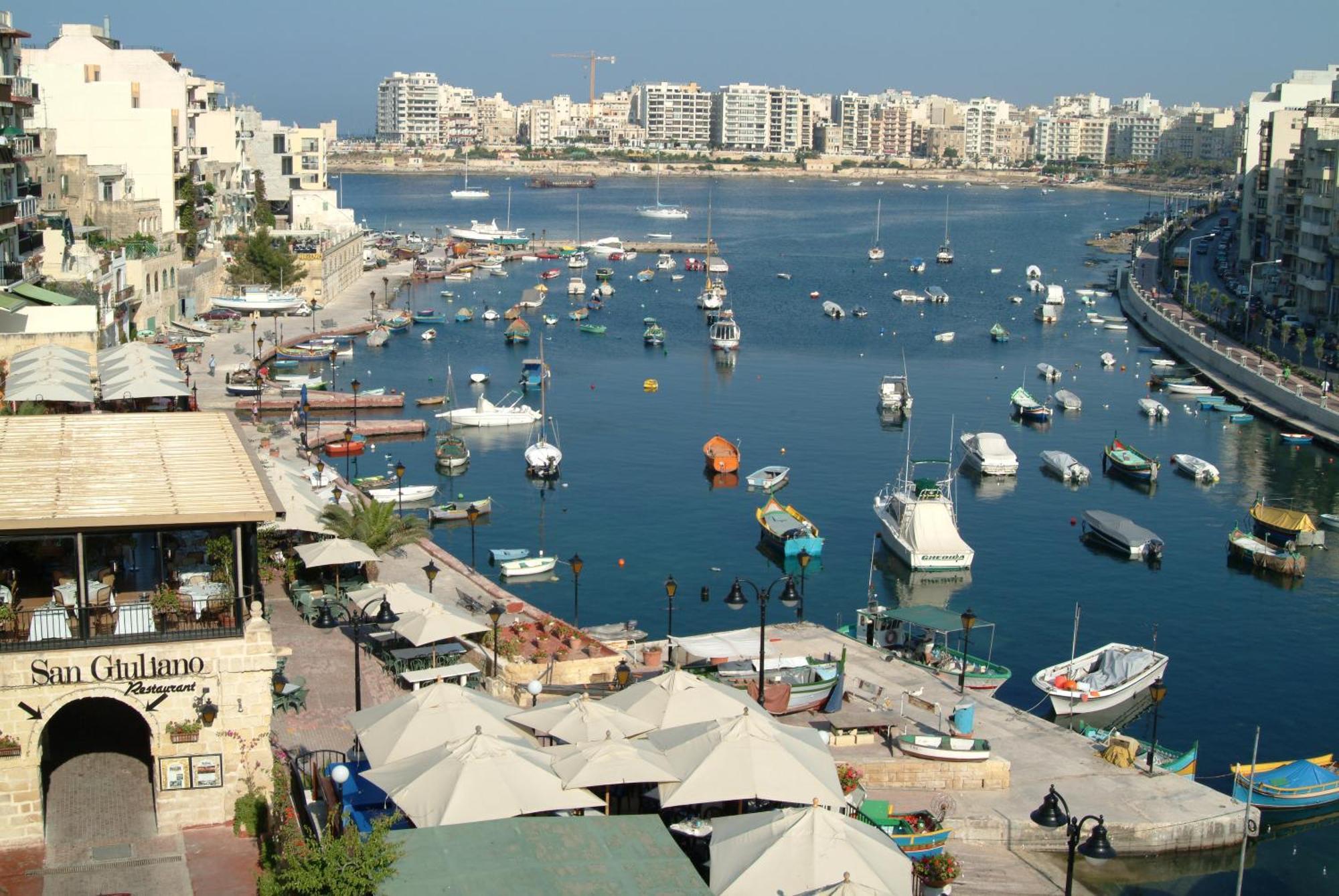 Ferienwohnung Maltese Balcony San Ġiljan Exterior foto